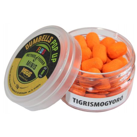 Fluo Pop-Up Dumbells Tigrismogyoró 8 mm MINIS