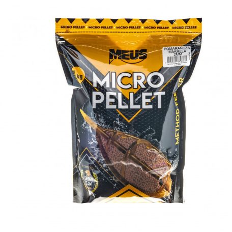Micro Pellet 2 mm Narancs & Makréla /Orange & Mackerel/ 1 kg