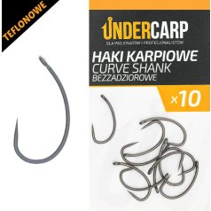 UNDERCARP Curve Shank szakáll nélküli TEFLON horog