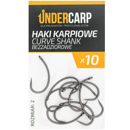 UNDERCARP Curve Shank szakáll nélküli TEFLON horog