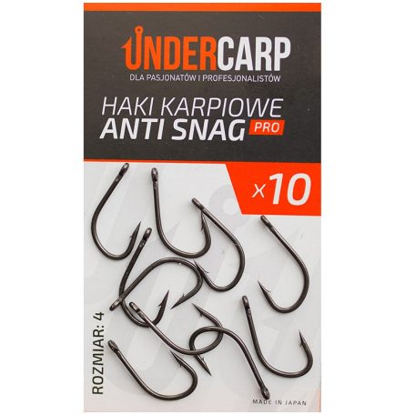 UNDERCARP Anti Snag PRO Pontyozó horog