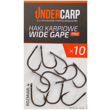 UNDERCARP Wide Gape PRO Pontyozó horog