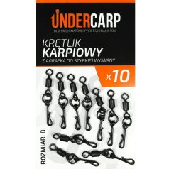 UNDERCARP Quick Change Drop Off Inline Swivel forgó