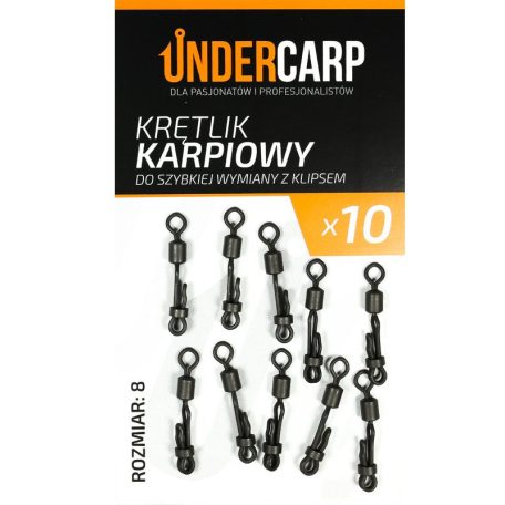 UNDERCARP Quick Change Swivel With Clips forgó